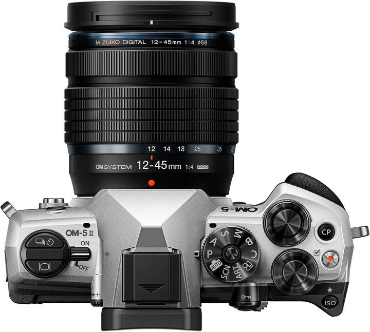 Produktbild OM System OM-5 Mark II 12-45mm PRO Kit SLV (12 - 45 mm, 20.40 Mpx)