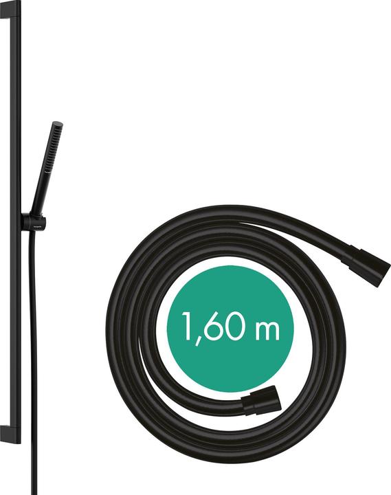 Produktbild hansgrohe Pulsify S Duschset 100, 1 Strahlart wassersparend+, Duschstange 65 cm, 24373 (1 Strahlart)