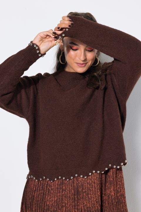 Produktbild Studio Untold Pullover, Straight Shape, Perlennieten (50, 52)