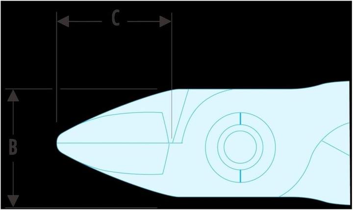 Actual product image Facom Diagonal cutters for electronics (130 mm)