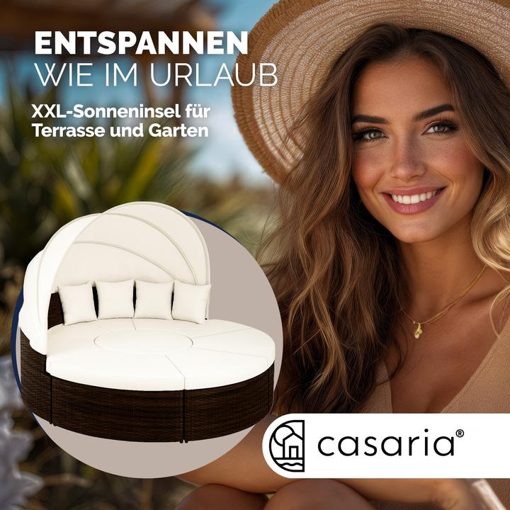 Immagine prodotto Casaria Isola del sole in polyrattan (230 cm)