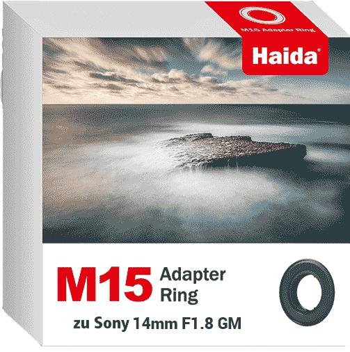 Actual product image Haida M15 Adapter Ring zu Sony 14mm F1.8 GM Objektiv (Obective filter holder)