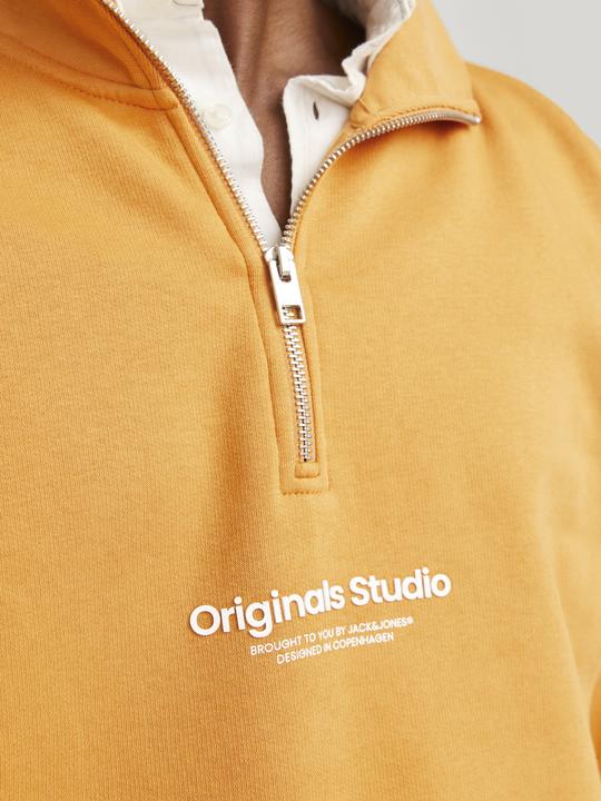 Produktbild Jack & Jones Text Sweatshirt mit halbem Reissverschluss Sweatshirt mit halbem Reissverschluss (M)