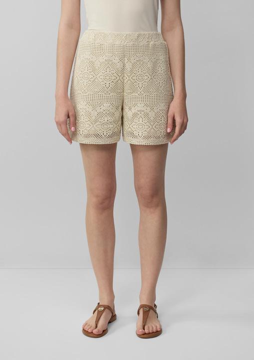 Image du produit S.Oliver Hose Shorts aus Häkelspitze mit Jerseyfutter (34)