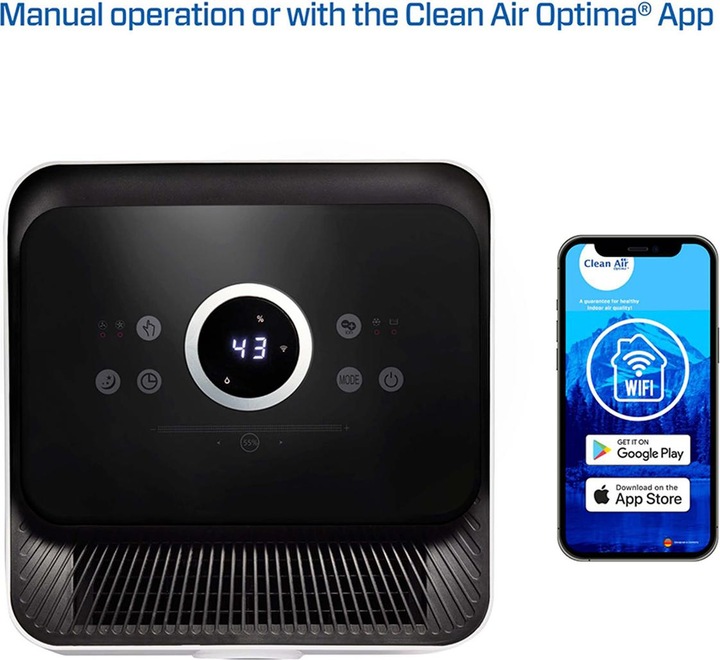 Actual product image Clean Air Optima CA-707 Smart - 2in1 Luchtontvochtiger en Luchtreiniger - 20litre/day - 5 voudige filterte (70 m², 20 l/24h)
