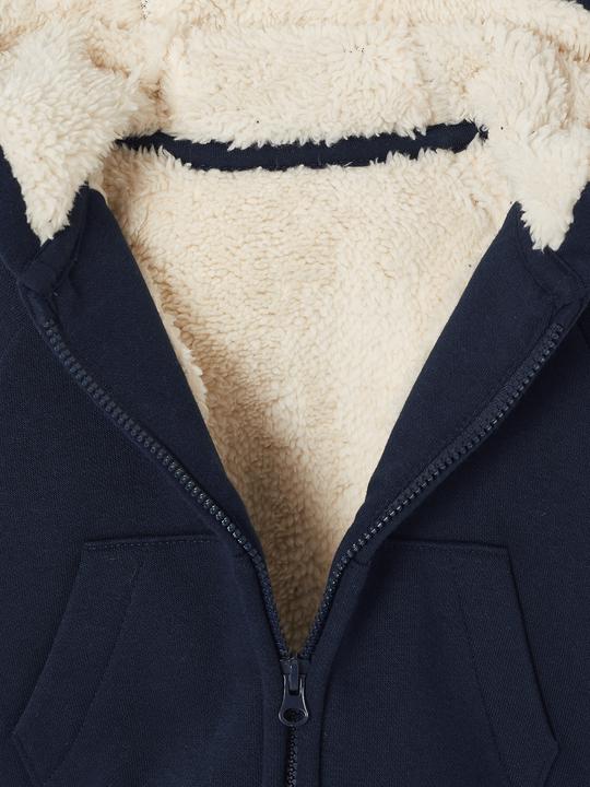 Produktbild Vertbaudet Baby Strickjacke mit Reissverschluss und gefütterter Kapuze (74)