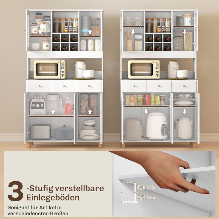 Immagine prodotto Homcom Armadio da cucina (100 x 40 x 180 cm)