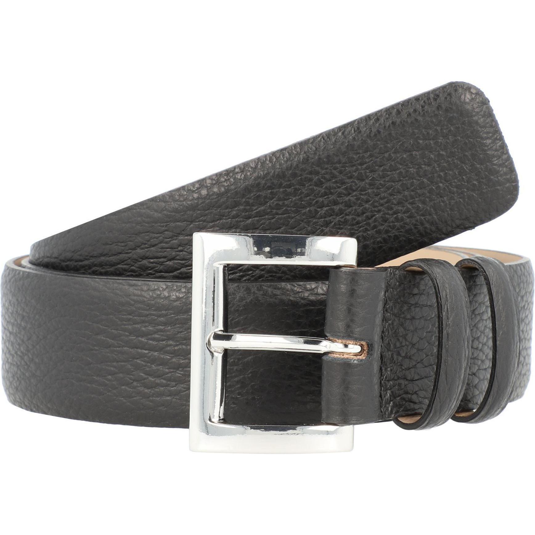 Abro, Damen, Gürtel, Adria Gürtel Leder, Schwarz, (100)
