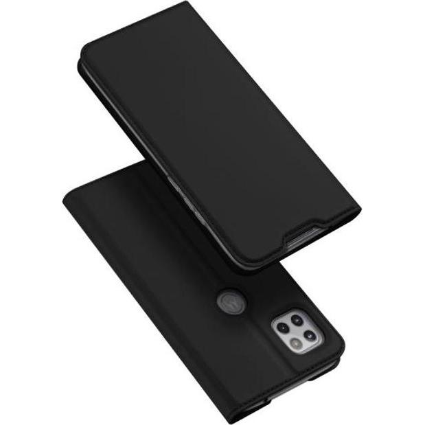 Dux Ducis Skin Pro Series Bookcover (Motorola Moto G 5G), Smartphone Hülle, Schwarz