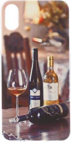 Actual product image Dulcii iPhone XS / X Slim rubber protective case Wine (Apple iPhone X, Apple iPhone XS)