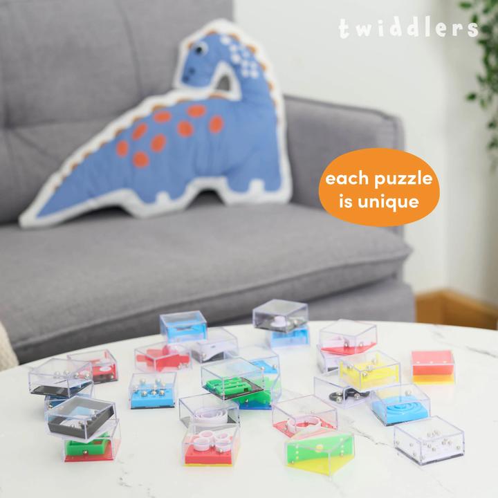 Image du produit The twiddlers 28 pièces de mini-puzzles, jeux de réflexion en cube