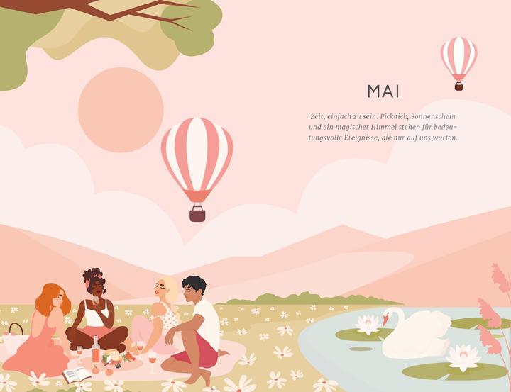 Produktbild Mein Jahr voller Selfcare (Deutsch, Kathrin Köller, Leaping Hare Press, Raluca Maria Spatacean, 2024)