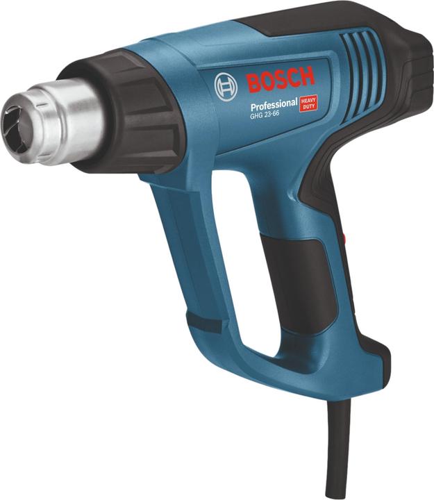 Produktbild Bosch Professional Heissluftgebläse GHG 23-66 Professional + 5-teilges Zubehör (blau/schwarz, 2.300 Watt, L-BOXX)