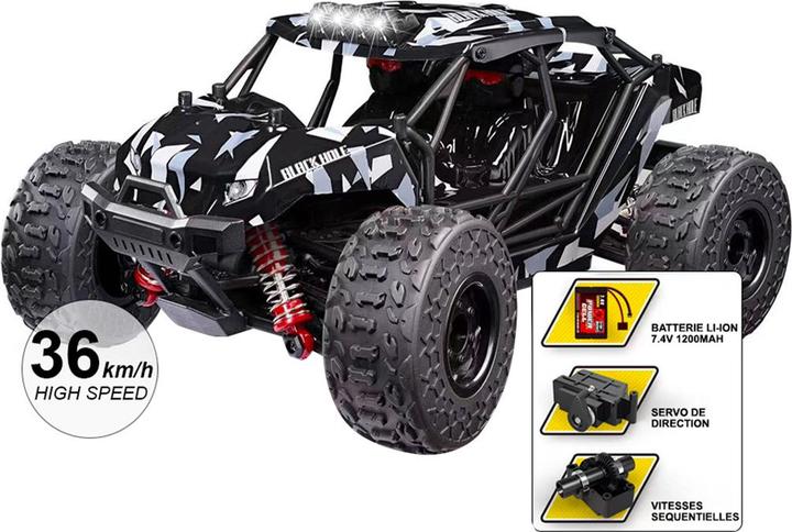 Produktbild VR Shinecon Ferngesteuertes Auto 36KM/H - Monster Black Schwarz