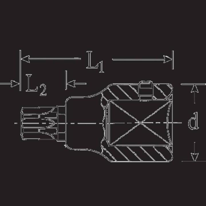 Produktbild Stahlwille 59TX Schraubendrehereinsätze 3/4 T70