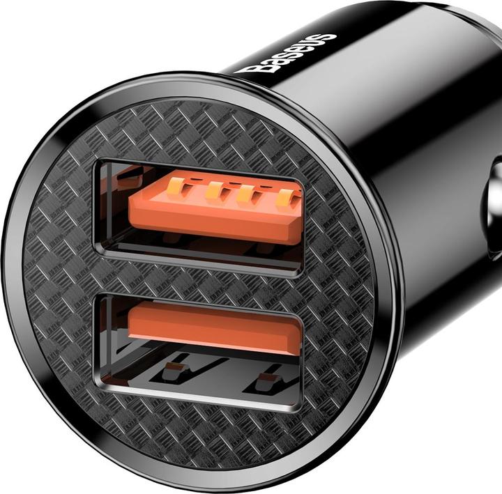 Produktbild Baseus Circular Plastic A+C 30W PPS Car Charger Black