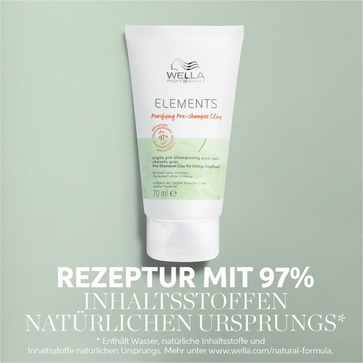 Produktbild Wella Elements - Purifying Pre-shampoo Clay (70 ml, Flüssiges Shampoo)