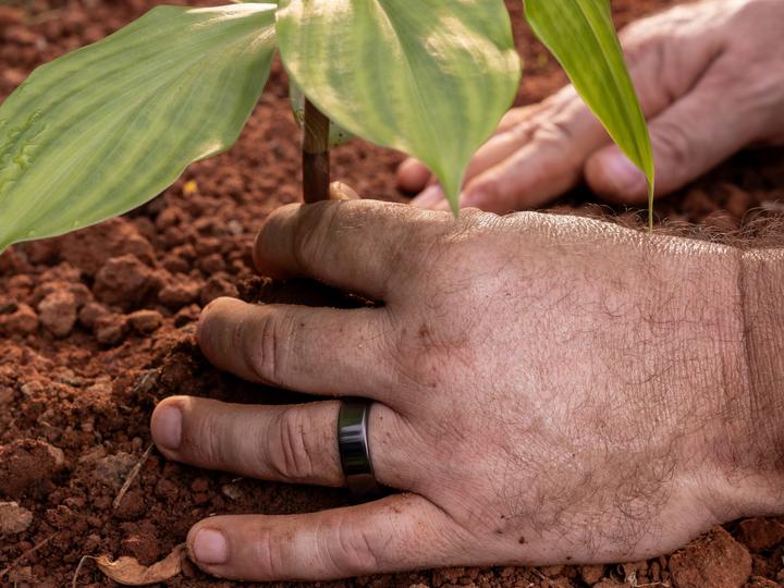 Actual product image Ultrahuman Ring Air (14, Aster Black)