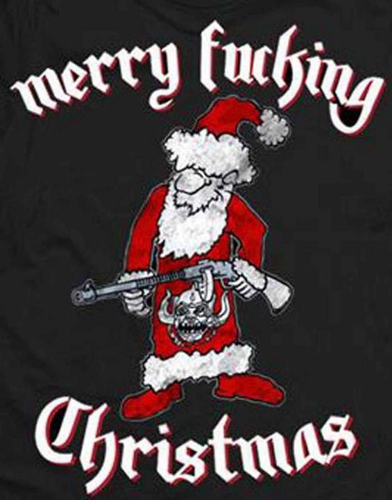 Produktbild Motorhead Unisex Adult Merry Effing Christmas Cotton T-Shirt (M)