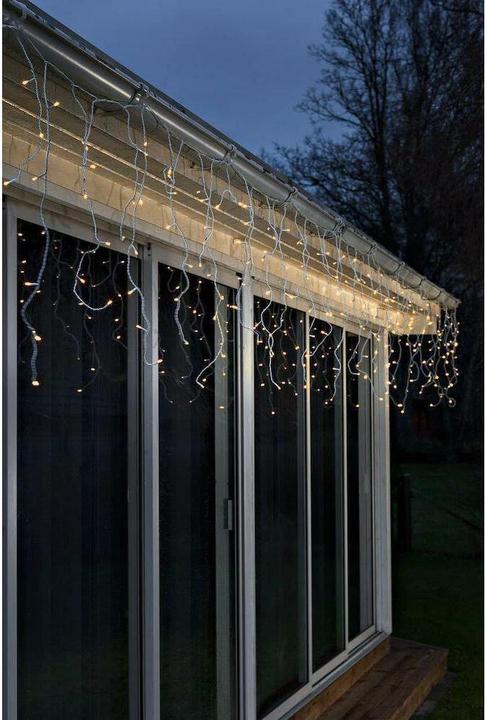 Actual product image Konstsmide LED Curtain of Lights Sleet (16.30 m)