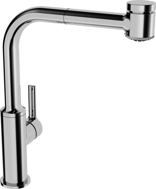 Immagine prodotto Hansa Miscelatore da cucina Hansaronda, bassa pressione, azionamento laterale, 2 getti, orientabile/