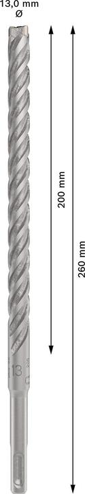 Produktbild DIY PRO SDS plus-5X Hammerbohrer, 13 x 200 x 260 mm (13 Millimeter)