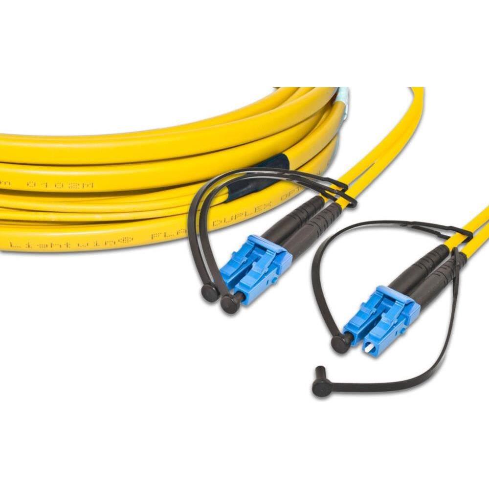 Wirewin Lightwin LDP-09 LC-LC 2.0 FD Glasfaserkabel 2 m OS2 Gelb (LDP-09 LC-LC 2.0 FD) (2 m), Cavo di rete