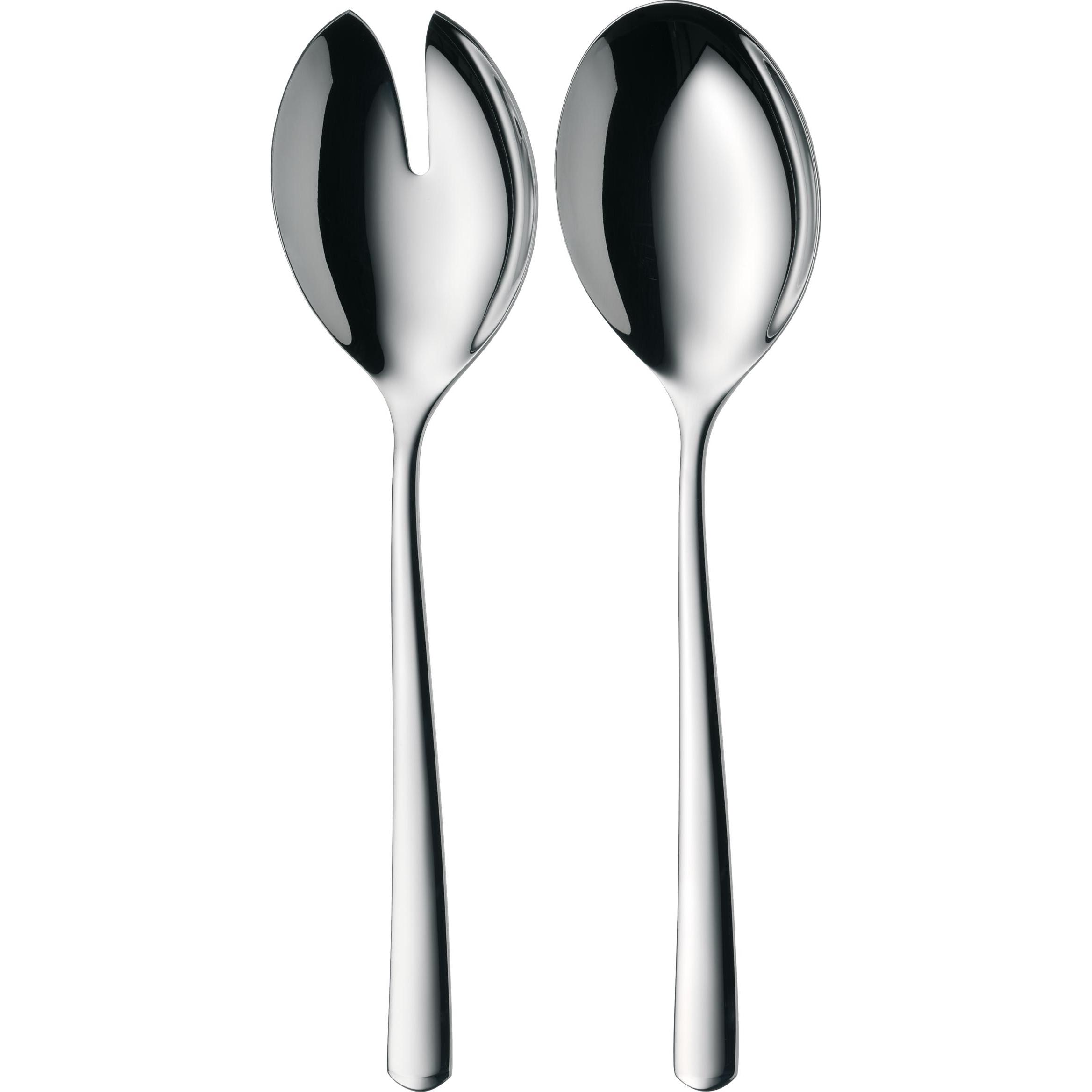 WMF Salatbesteck BOSTON Silberfarben (Salatbesteck) (11.2021.6040)
