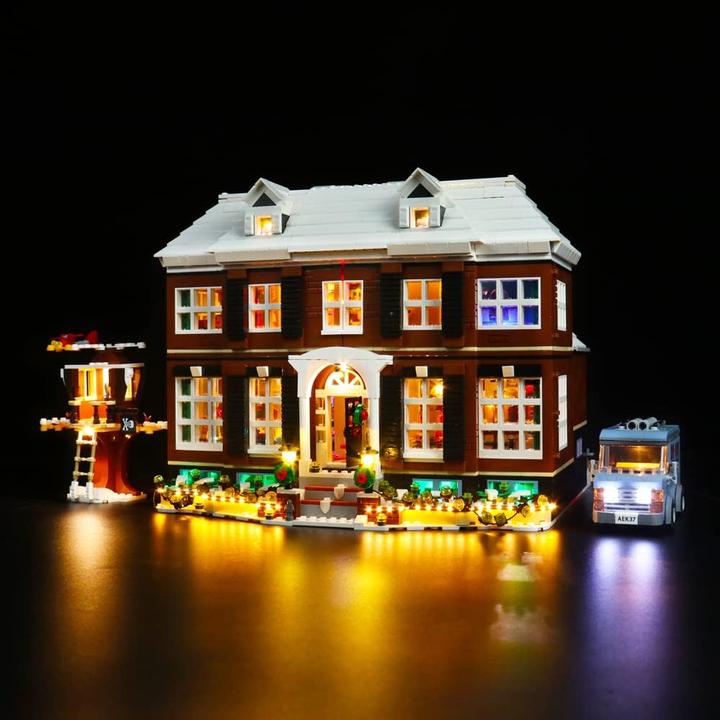 Image du produit BrickBling Set de lumière LED pour LEGO Seul à la maison (21330) incl. télécommande