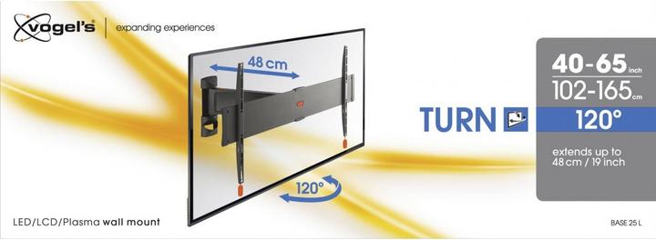 Produktbild Vogels Base 25 L (Wand, 45 kg, 40" - 65")