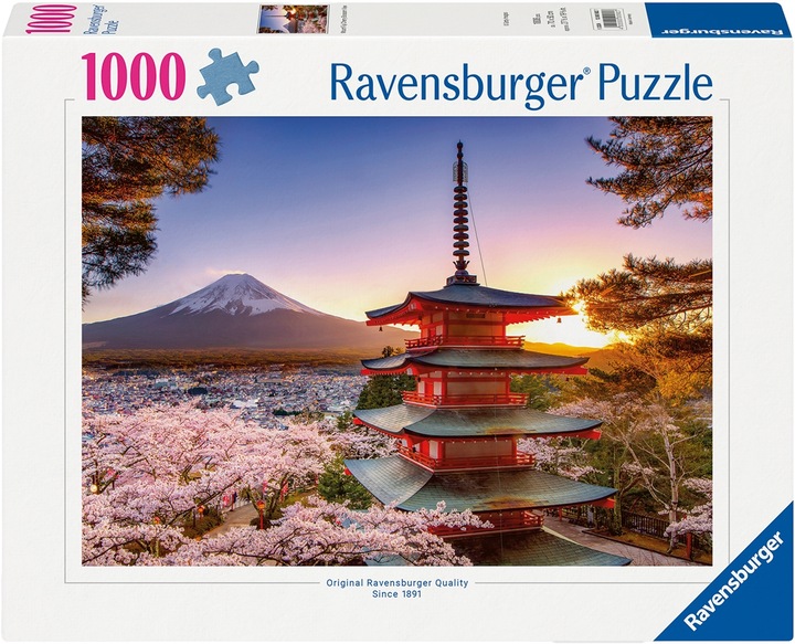 Actual product image Ravensburger Cerisiers en fleurs du Mont Fuji (1000 pieces)