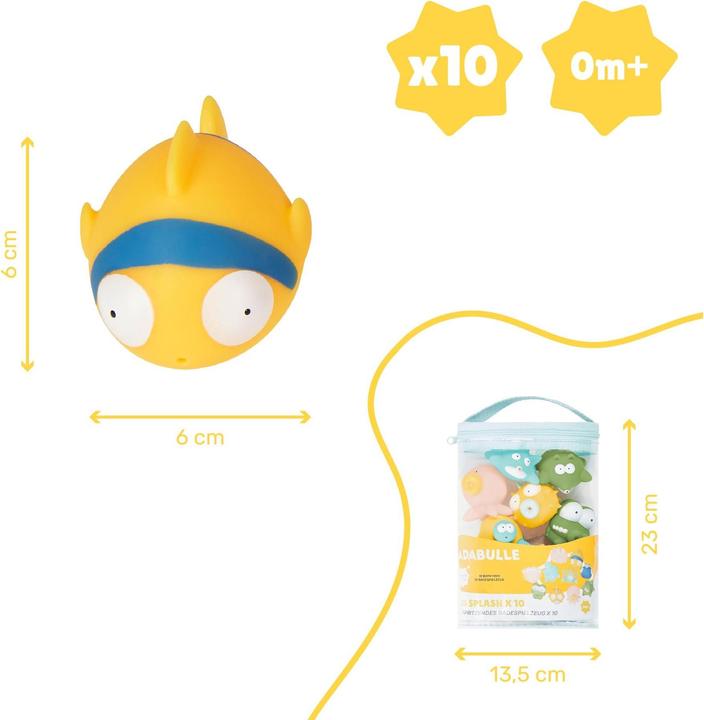 Actual product image Badabulle Rigolo Splash Splash Figures