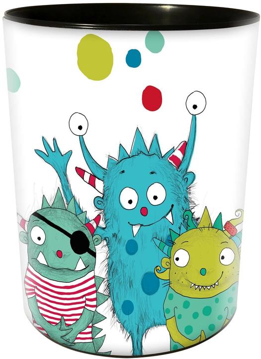 Produktbild Goldbuch Papierkorb Monster 10 l, Hellgrün/Türkis (10 l)