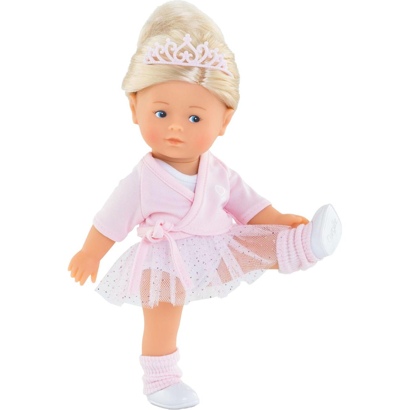 Thumbnail - Corolle Mini Corrolines Rosy Ballerina-Puppe, 20 cm