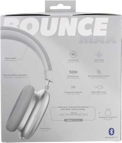 Produktbild T'nB TNB Casque bluetooth Bounce Blanc (ANC, 50 h, Kabellos)
