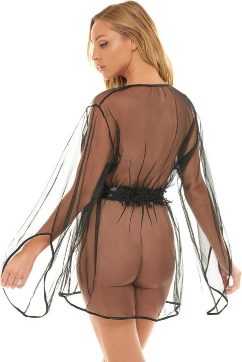 Actual product image OhLaLa Cheri Sheer Shortie Robe "Sydney (XL)
