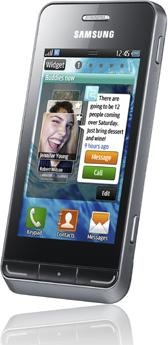 Actual product image Samsung S7230 Wave - Titan Grey (100 GB, 3.20", 5 Mpx, 3G)