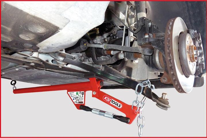 Actual product image KS Tools Universal axle lever with chain