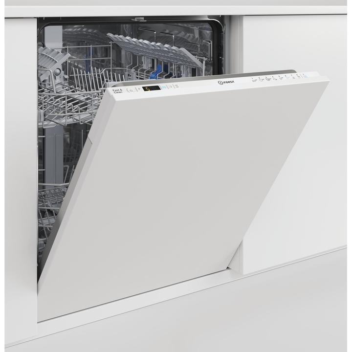 Produktbild Indesit D2I HD524 A Dishwasher, Built in, E, Width 59,8 cm, 14 place settings, White