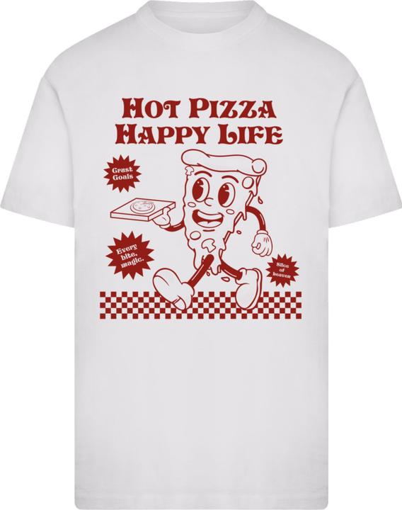 Produktbild Merchcode Hot Pizza Happy Life Tee - 198401 (S)