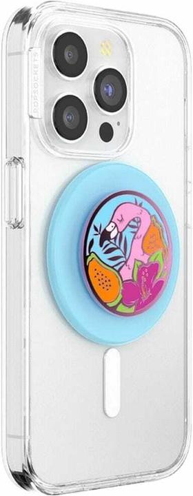 Actual product image PopSockets PopGrip MagSafe Round Flamingo Enamel