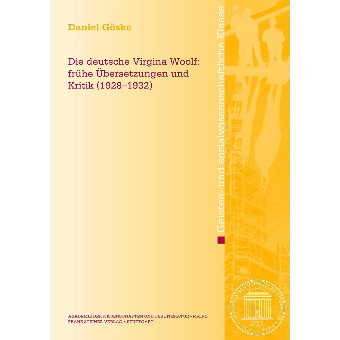 Die deutsche Virginia Woolf, Fachbücher von Daniel Göske