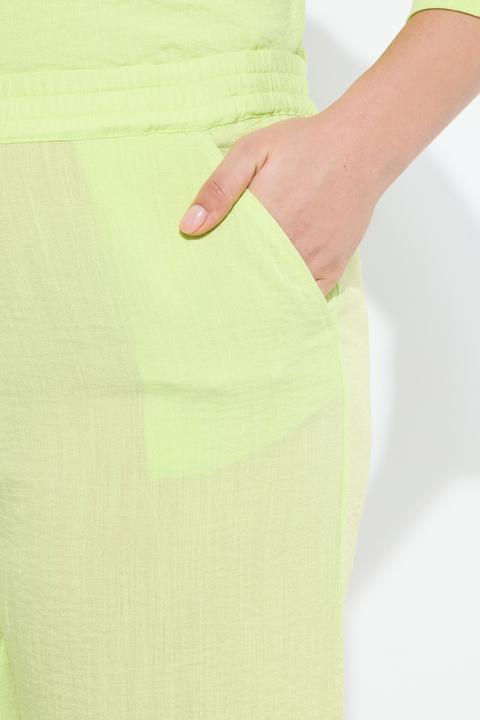 Produktbild Ulla Popken Culotte, wadenlang, weites Bein, Elastikbund (58)