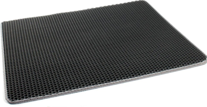 Produktbild Wiltec Fudajo Katzenstreu Matte 76x61cm Katzenklo Unterlage Katzentoilette Auffangmatte