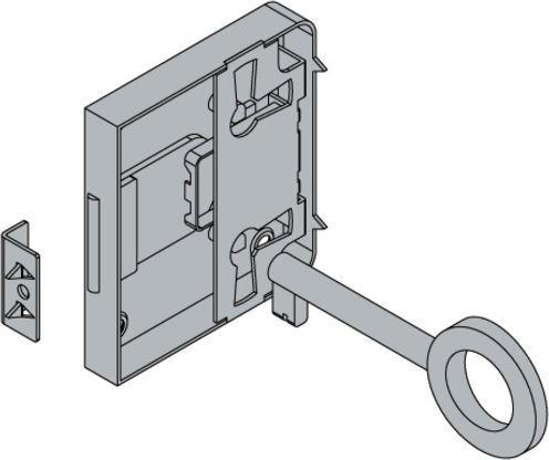 Immagine prodotto Hettich Aufschraubschloss Dornma 30mm, vernickelt
