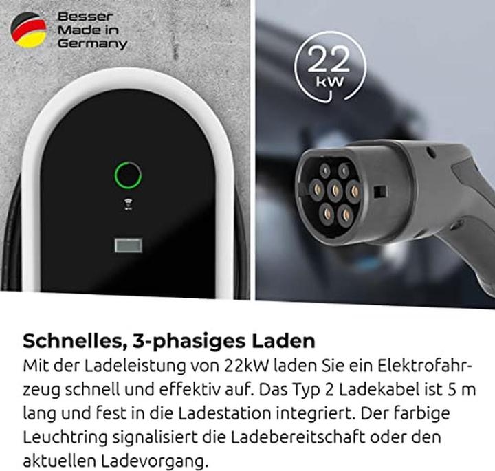 Actual product image Technivolt 2200 Smart (Type 2, 22 kW, 32 A)