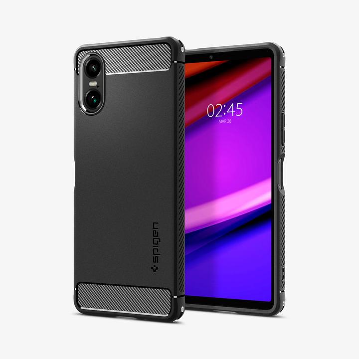 Actual product image Spigen Rugged Armor case for Sony Xperia 10 VI - matte black (Sony Xperia 10 VI)