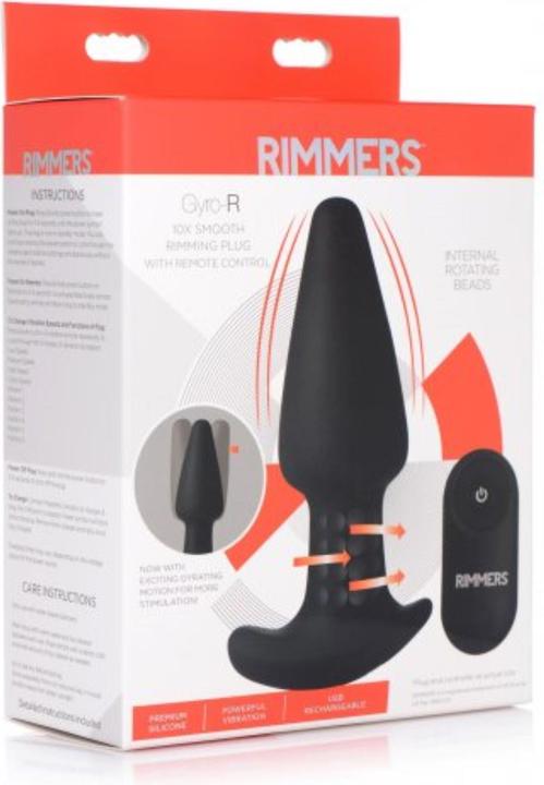 Produktbild XR Brands Gyro R 10X Curved Rimming Plug with RC