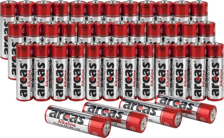 Image du produit Arcas Alkaline 32AAA +4 gratis (4 pcs, AAA, 1120 mAh)