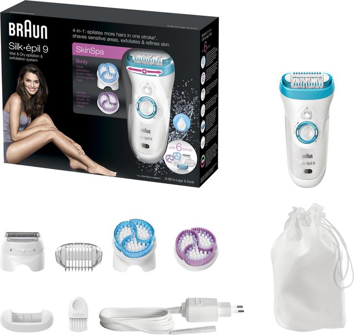 Actual product image Braun Silk-épil 9 9-961 w&d SkinSpa CH-Edition